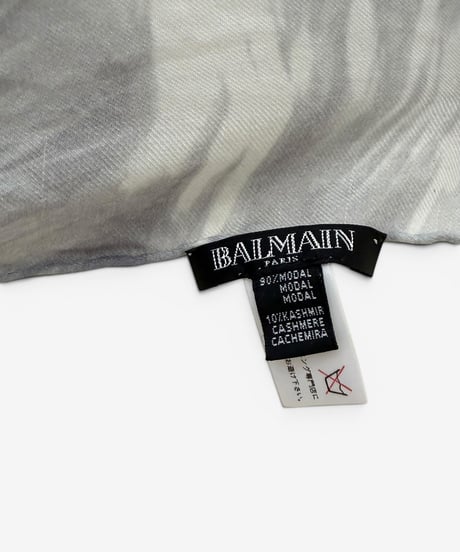 S/S 2013 BALMAIN HOMME PALM TREE CASHMERE SCARF