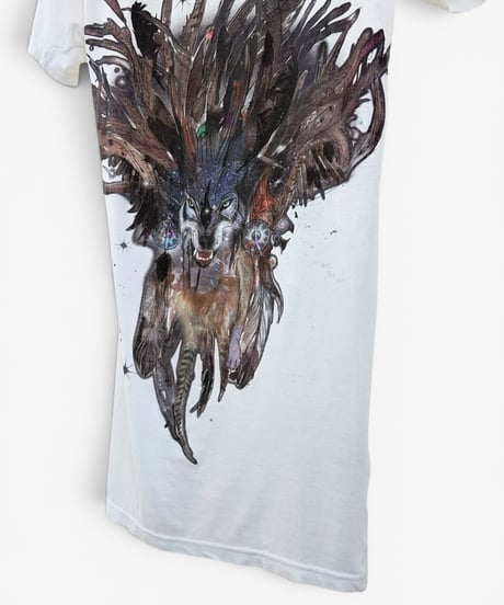 A/W 2011 BALMAIN HOMME BY CHRISTOPHE DECARNIN WOLF T-SHIRT［XS］