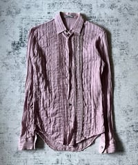 S/S 2005 Dior HOMME “BECK” Sheer Stripe Dress Shirt