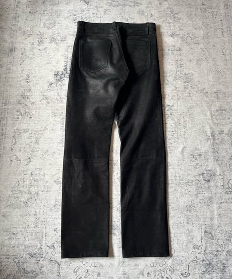 1990s RABERG Cow Leather pants
