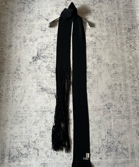 A/W 2004 Dior HOMME “VOTC” Fringe Long Scarf
