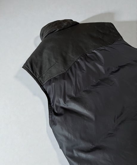 A/W 2005 DIOR HOMME “GRAM ROCK” LEATHER-TRIMMED VEST