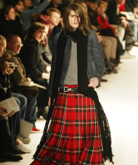 A/W 2004 DIOR HOMME “VOTC” TASSEL LONG SCARF