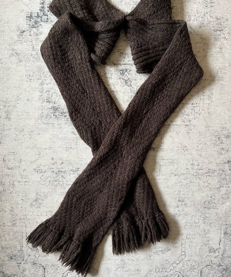 A/W 2002 Number (n)ine “George" Wool Food muffler