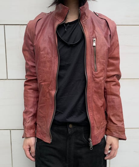 Early2000s KATHARINE HAMNETT LONDON leather jacket