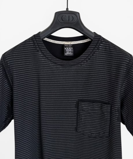 S/S 2009 NUMBER (N)INE “THE LONESOME HEROES” BORDER PRINT T-SHIRT［2］