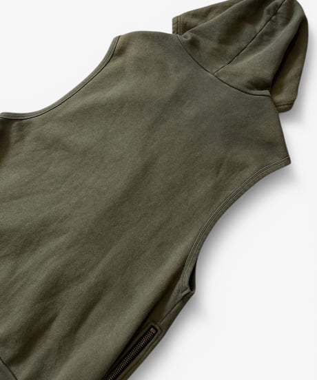 A/W 2010 BALMAIN BY CHRISTOPHE DECARNIN WIRE ZIP HOODIE VEST［M］