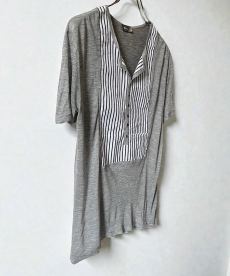 A/W 2006 DIOR HOMME “THESE GRAY DAYS” DOCKING SHIRT