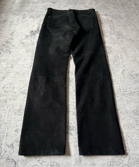 1990s RABERG Cow Leather pants