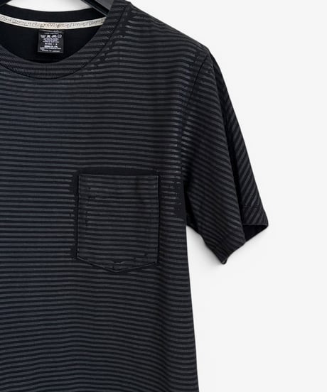 S/S 2009 NUMBER (N)INE “THE LONESOME HEROES” BORDER PRINT T-SHIRT［2］