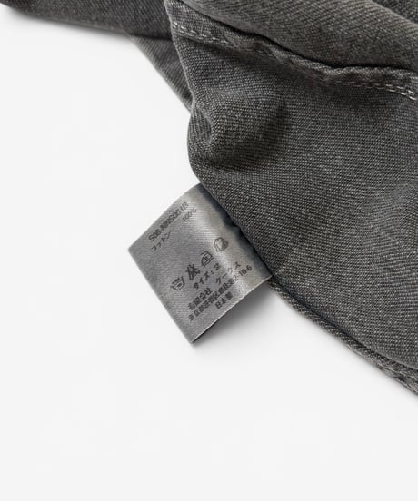 S/S 2008 NUMBER (N)INE “BIRDS” PIGMENT DYED ZIPPO SHIRT［2］