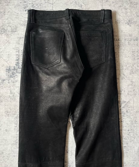 1990s RABERG Cow Leather pants