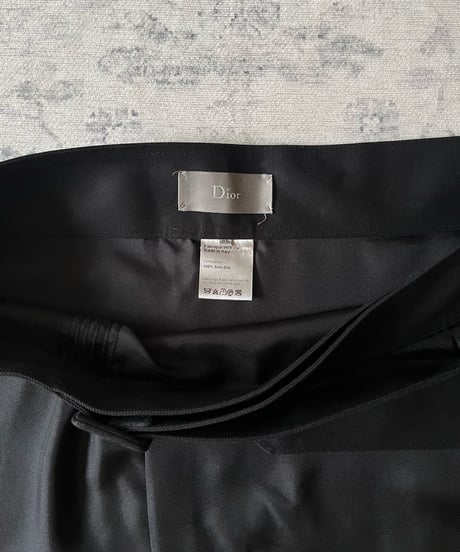 S/S 2007 Dior HOMME "WE LOOK GOOD TOGETHER" Silk Wrap Skirt