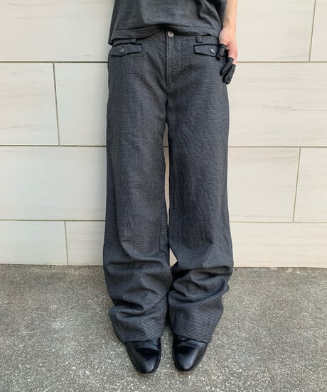 A/W 2005 FACTOTUM Cinchback Slacks