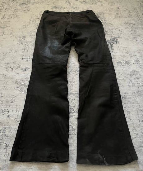 1990s Trousers type Goat Leather pants