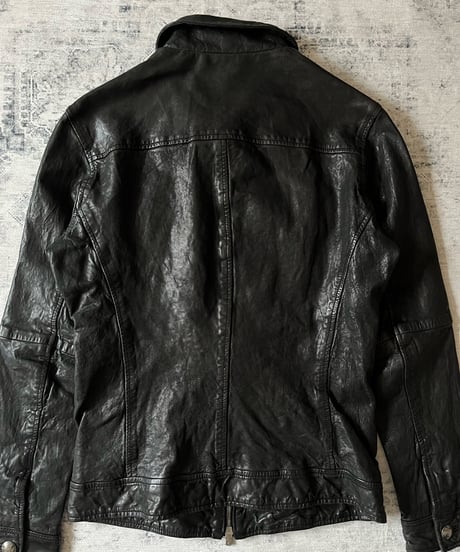 2000s Cathy Jane leather tracker jacket