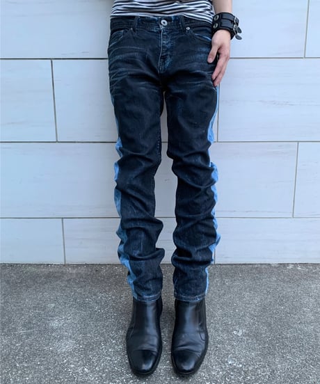 2000s Donna Karan NY Waxed denim