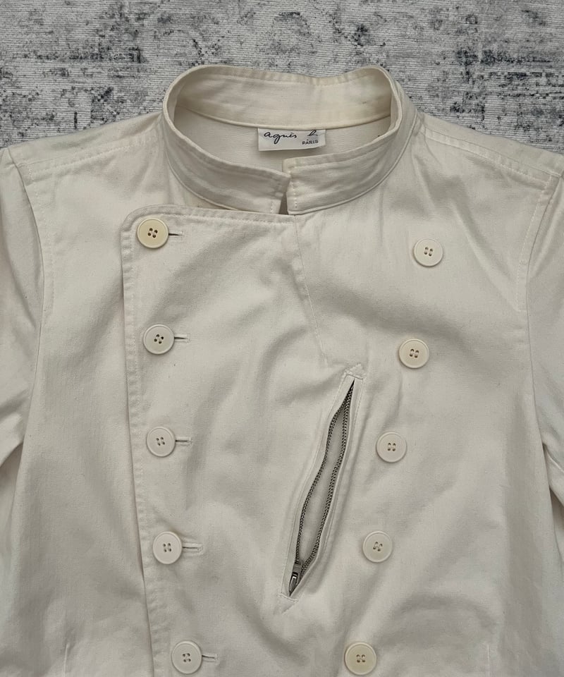 ジャケット・アウター agnes b lether napoleon jacket A/W 1999 Agnes.b Napoleon jacket | H.P.arch‎