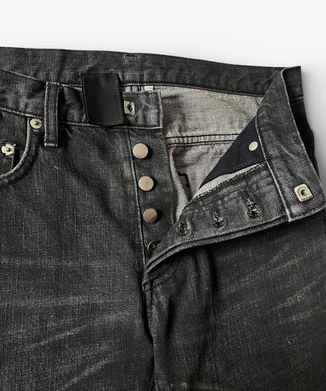 A/W 2007 DIOR HOMME “CLAW MARK” BLACK DENIM 28