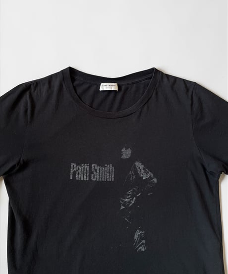 S/S 2017 SAINT LAURENT PARIS PATTI SMITH DAMAGED T-SHIRT