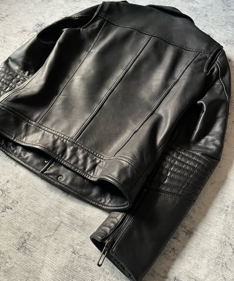 Early 2010s Galaabend sheep skin biker jacket