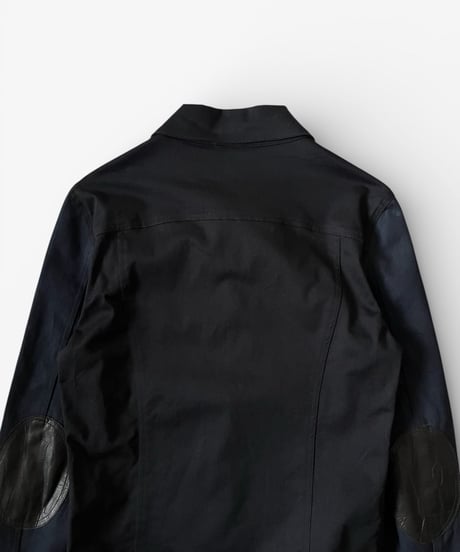 CHIRISTIAN DADA ELBOW PATCH DENIM JACKET
