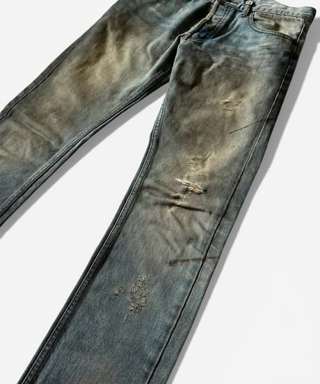 GALAARBEND MUD-WASHED SKINNY DENIM