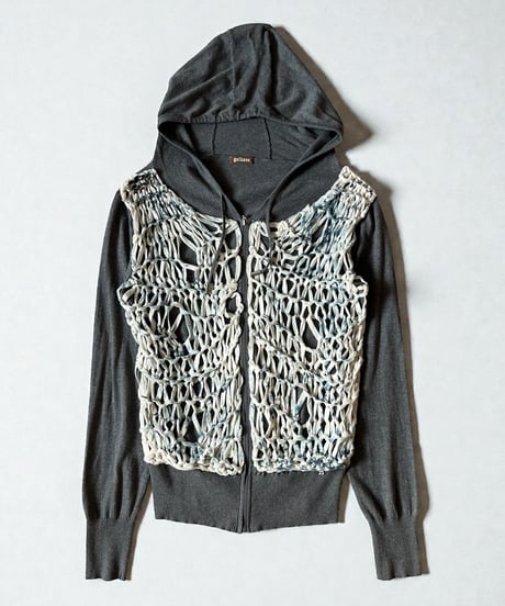 JOHN GALLIANO NET ZIP HOODIE