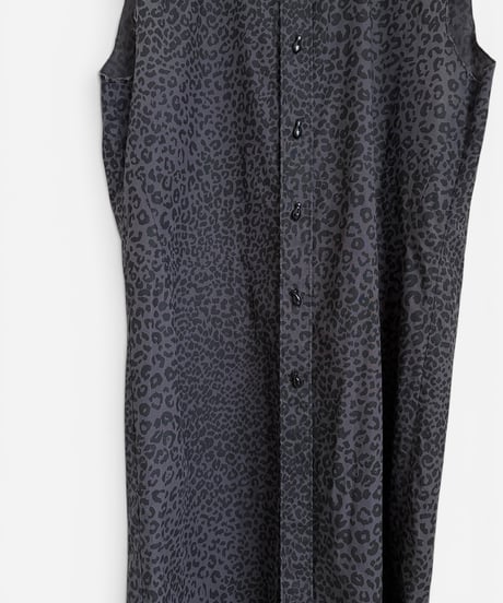 S/S 2004 NUMBER (N)INE “DREAM BABY DREAM” LEOPARD SLEEVELESS LONG SHIRT［3］