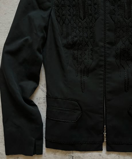S/S 1999 Versace geometric pattern jacket