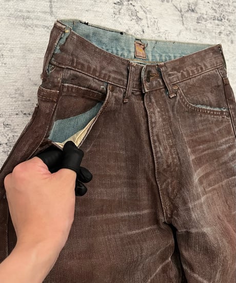 A/W 2002-2003年製 LEE RIDERS Waxed denim