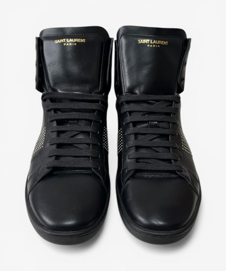 A/W 2013 SAINT LAURENT PARIS STUDDED HI-TOP