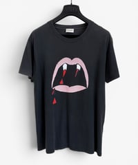 2015 SAINT LAURENT PARIS BLOOD LUSTER T-SHIRT［M］
