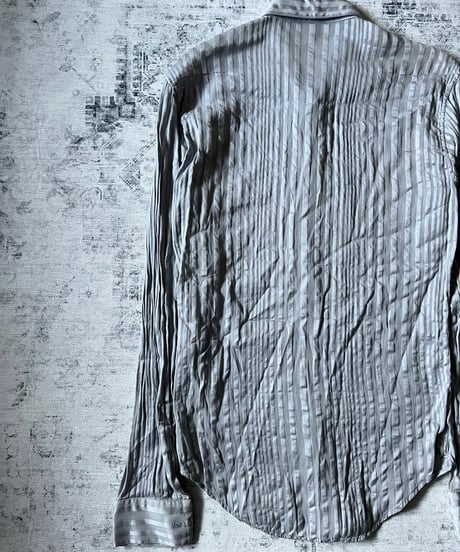 S/S 2005 Dior HOMME “BECK” Sheer Stripe Dress Shirt