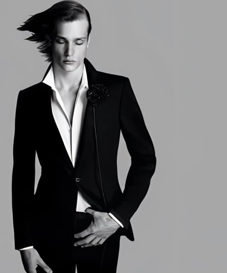 F/W 2001 DIOR HOMME “SOLITAIRE” 1B BLAZER［46］