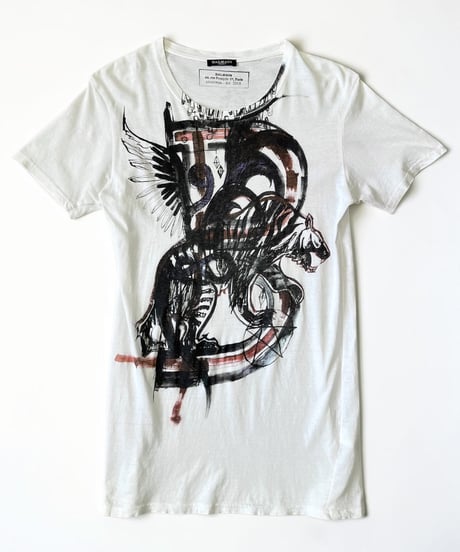 S/S 2011 BALMAIN BY CHRISTOPHE DECARNIN GRAPHIC T-SHIRT
