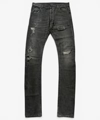 A/W 2013 BALMAIN HOMME DISTRESSED REPAIR DENIM［30］