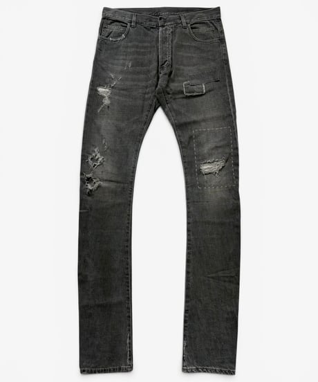 A/W 2013 BALMAIN HOMME DISTRESSED REPAIR DENIM［30］