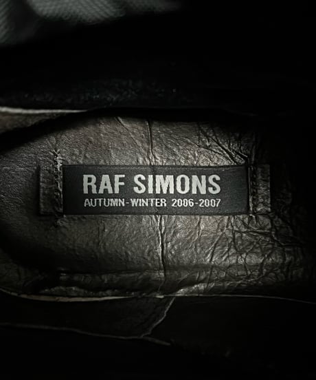 A/W 2006 RAF SIMONS Spiral Zip Boots