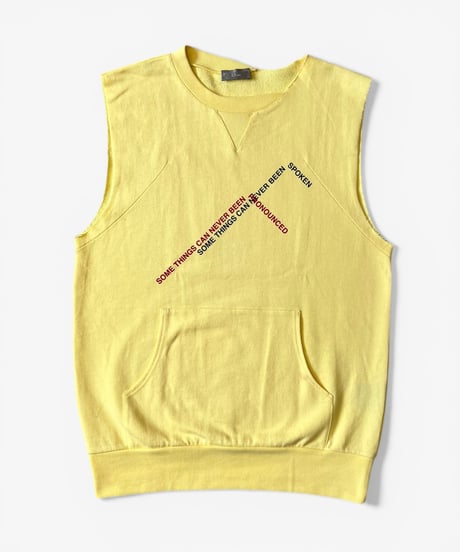 S/S 2006 DIOR HOMME “MODS/SKA” SOME THINGS CAN NEVER BE SEEN SLEEVELESS SWEATSHIRT［M］