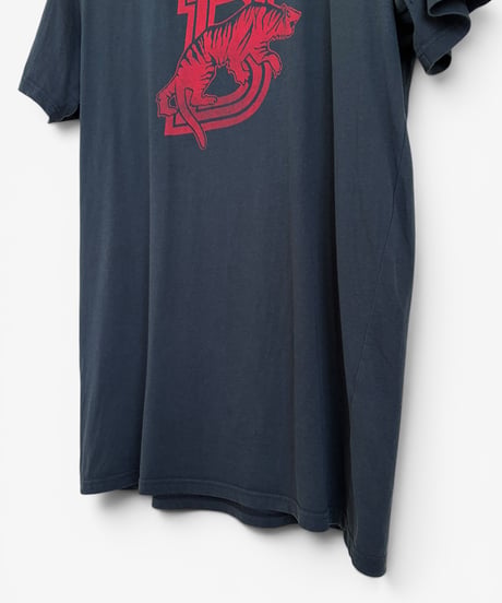 S/S 2011 BALMAIN HOMME BY CHRISTOPHE DECARNIN DISTRESSED B TIGER T-SHIRT［L］