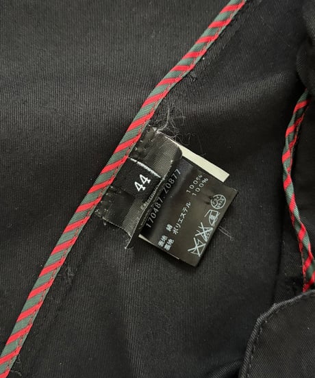 S/S 2010 GUCCI BY ALESSANDRO MICHELE BLACK SAFARI JACKET［44］
