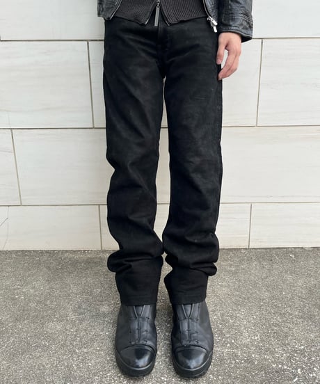 1990s RABERG Cow Leather pants