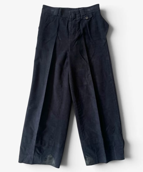 A/W 2002 YSL RIVE GAUCHE BY TOM FORD MOLESKIN BAGGY TROUSERS