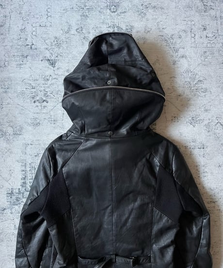 Bajra Goatskin Leather Parka
