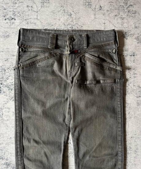 2000s Marithé + François Girbaud strap denim