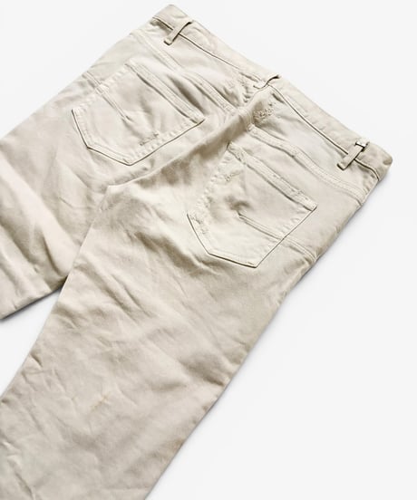 2014 DIOR HOMME REPAIRED DISTRESSED DENIM［28］