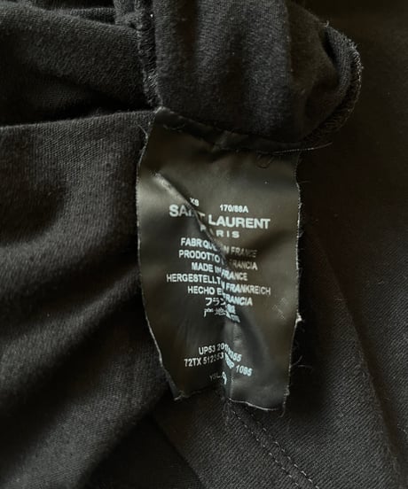 S/S 2017 SAINT LAURENT PARIS PATTI SMITH DAMAGED T-SHIRT