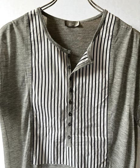 A/W 2006 DIOR HOMME “THESE GRAY DAYS” DOCKING SHIRT