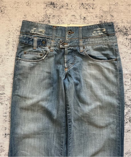 S/S 2004-2005 D&G double waist denim